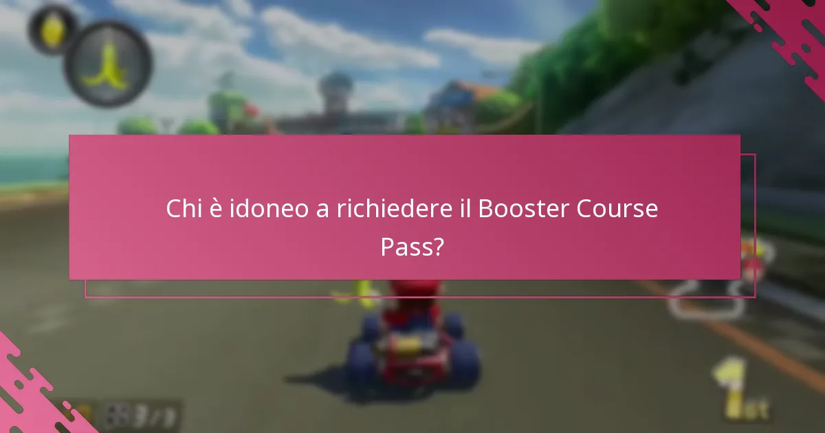 Come richiedere il Booster Course Pass?
