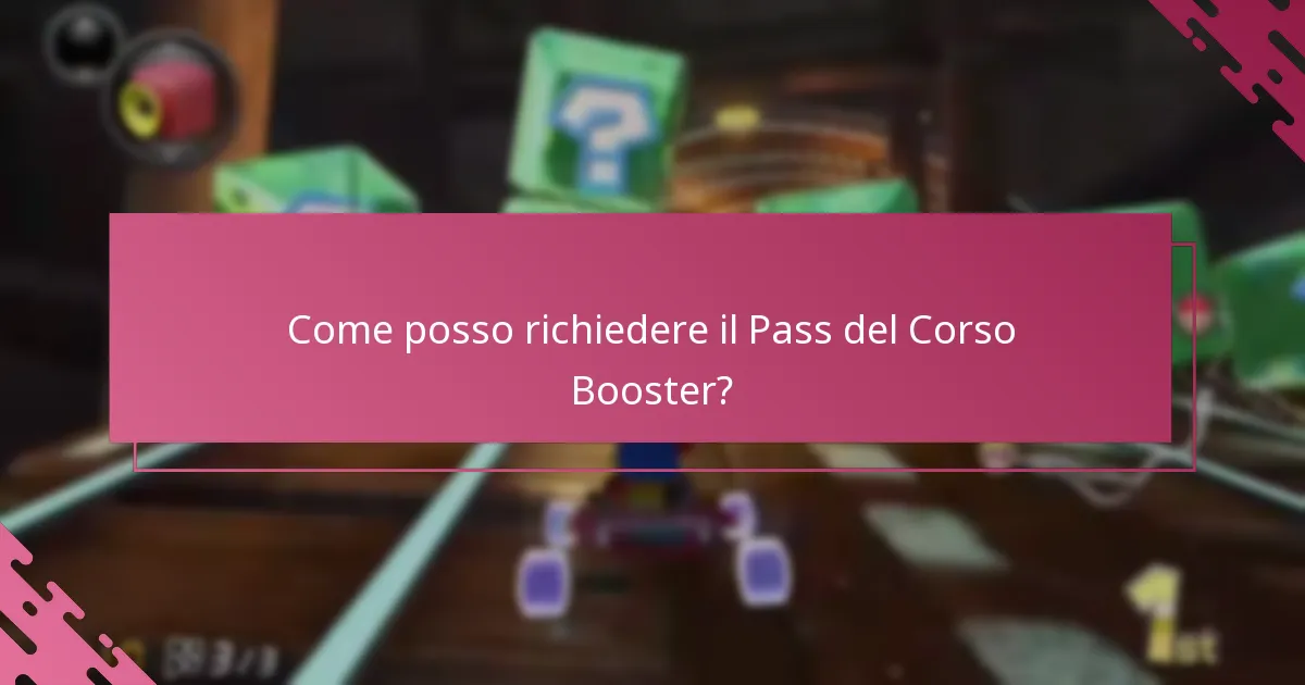 Quali vantaggi offre il Pass del Corso Booster?