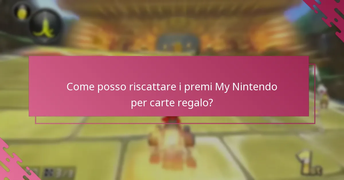 Quali sono le restrizioni sui riscatti dei premi My Nintendo?