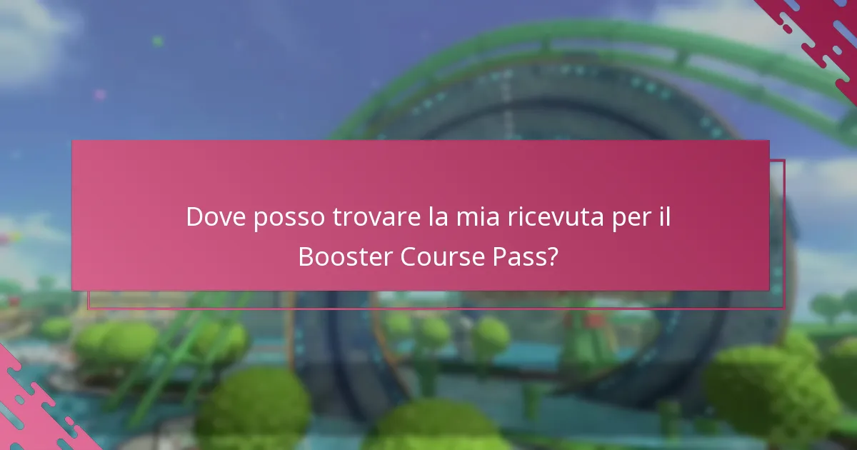 Quale email dovrei aspettarmi per la conferma del mio Booster Course Pass?