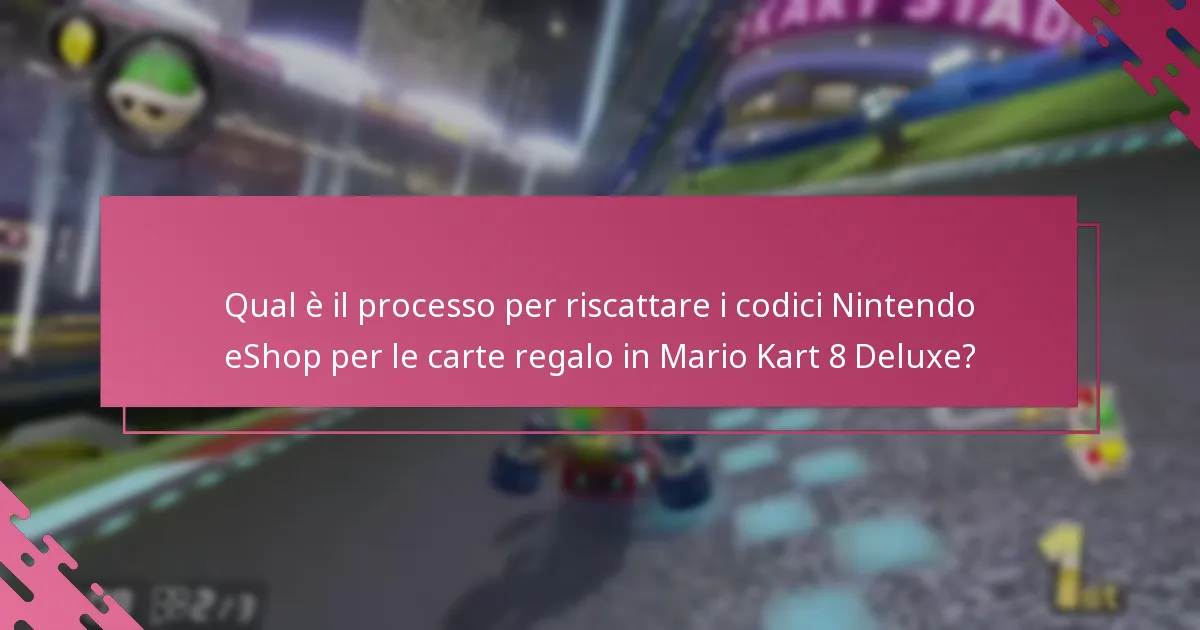 Quali restrizioni si applicano alle carte regalo e ai codici Nintendo eShop?